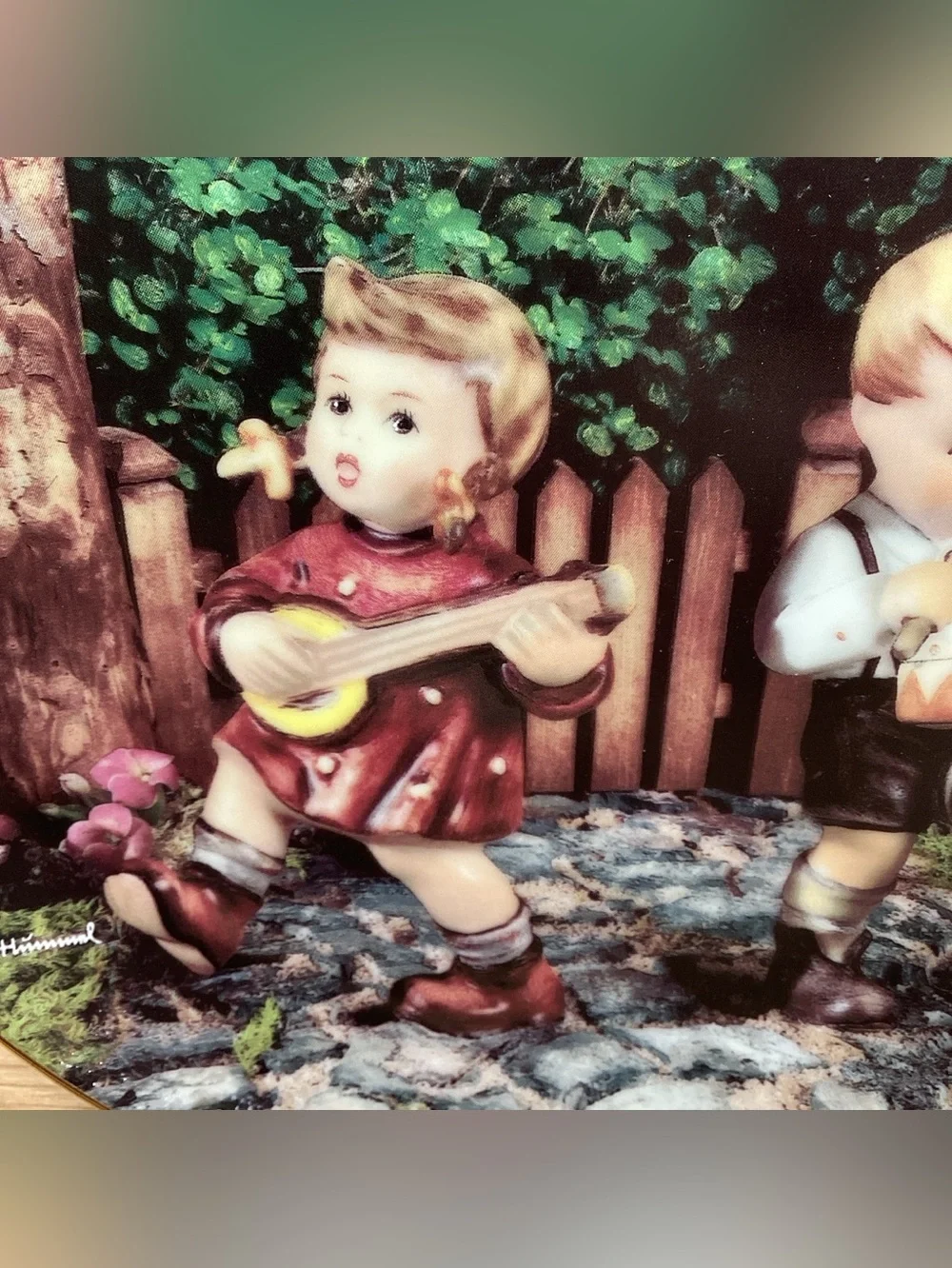 M.I. Hummel 1990 “Private Parade”, Little Companions Plate Danbury Mint #Q9971